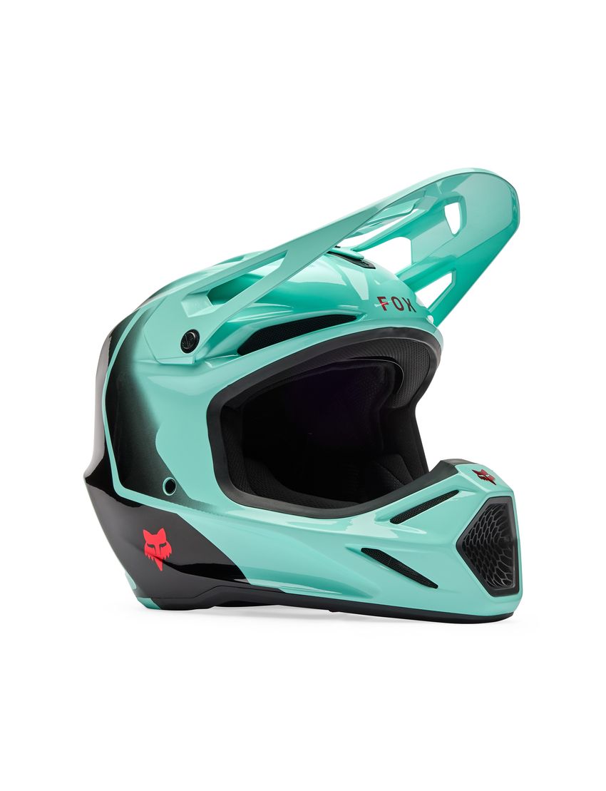 Fox Kask Motocyklowy  V3 Drip Turquoise S