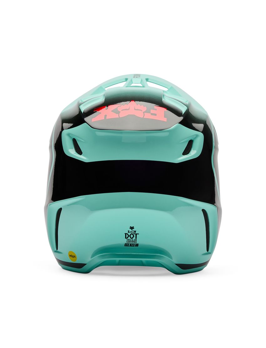 Fox Kask Motocyklowy  V3 Drip Turquoise S