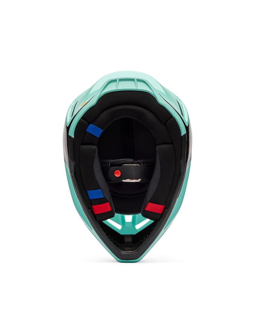 Fox Kask Motocyklowy  V3 Drip Turquoise S