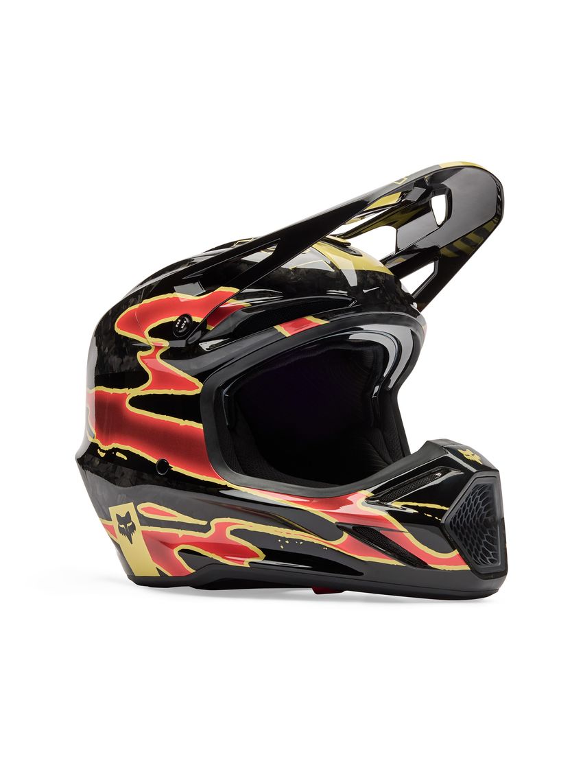 Fox Kask Motocyklowy  V3 Rs Inning Black S