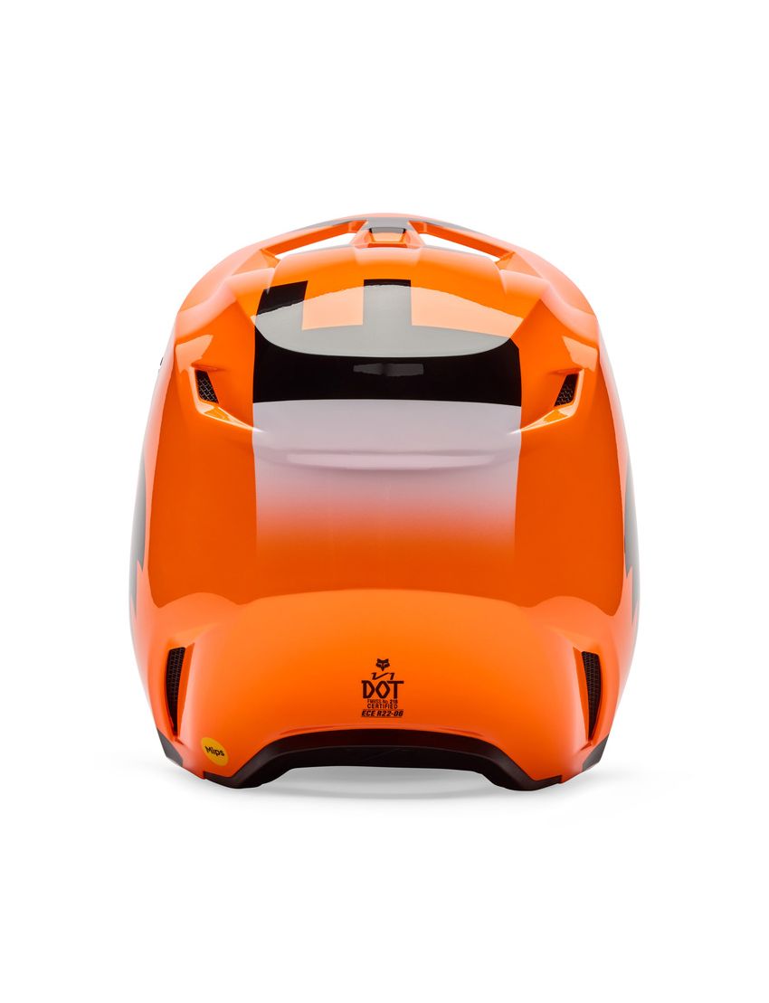 Fox Kask Motocyklowy Junior  V1 Shield Fluo Orange Ym