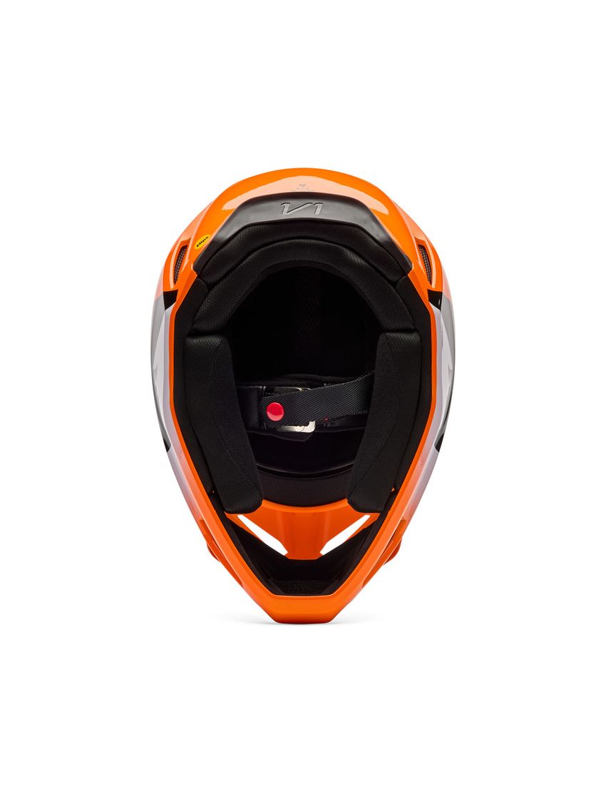 Fox Kask Motocyklowy Junior  V1 Shield Fluo Orange Ym