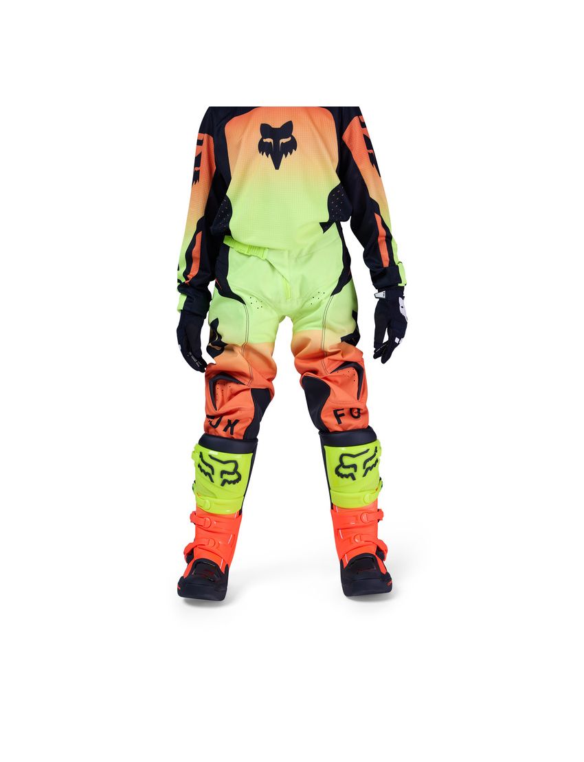 Fox Spodnie Motocyklowe Junior  180 Shield Fluo Yellow Y26