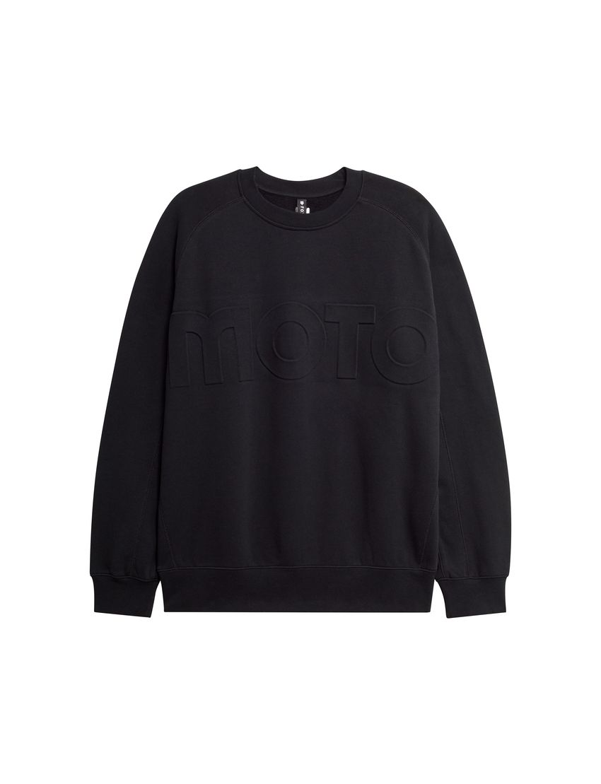 Fox Bluza  Moto-x Oversized Fleece Crew Black S