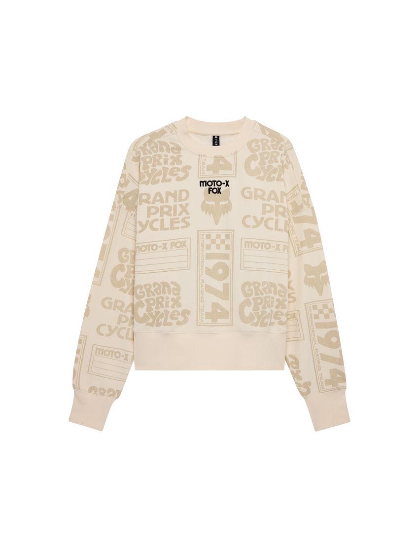 Fox Bluza Damska  Circa 74 Oversized Fleece Crew Off White Xs