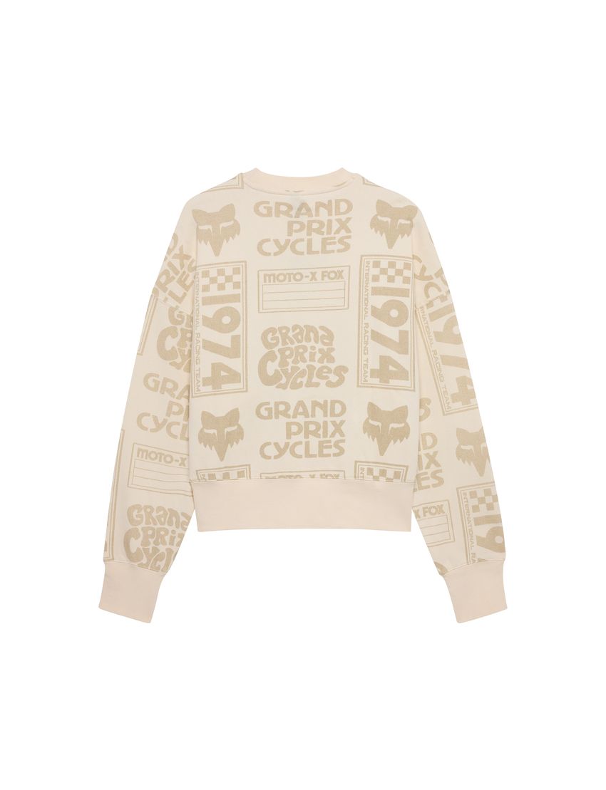 Fox Bluza Damska  Circa 74 Oversized Fleece Crew Off White Xs