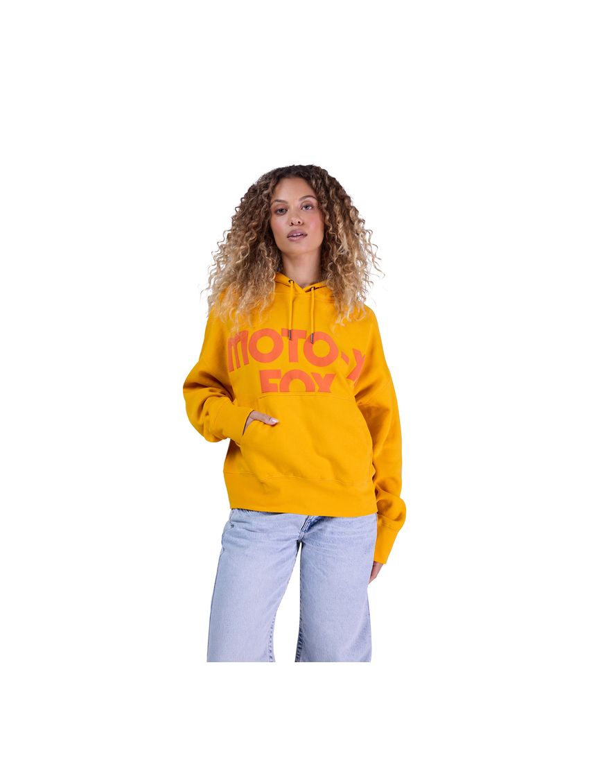 Fox Bluza Z Kapturem Damska  Moto-x Oversized Mustard Xs