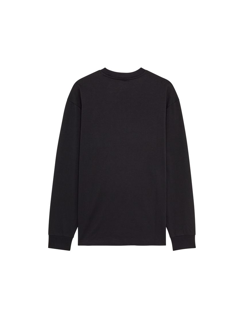 Fox Koszulka Z DŁugim RĘkawem  Wordmark Oversized Black S