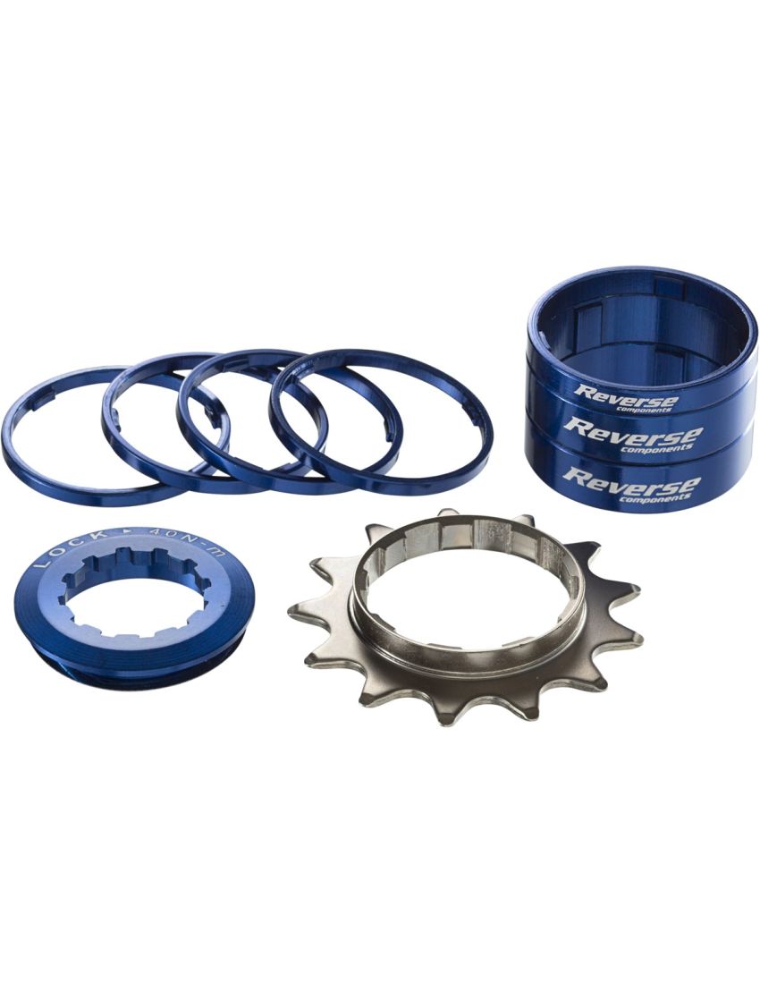 REVERSE Single Speed Kits 13T niebieski
