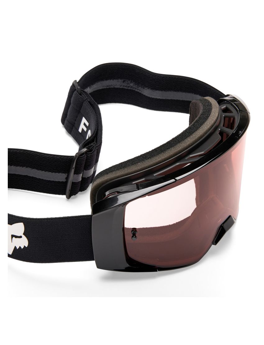Fox Gogle Rowerowe  Vue Max Vivid Black/red Os
