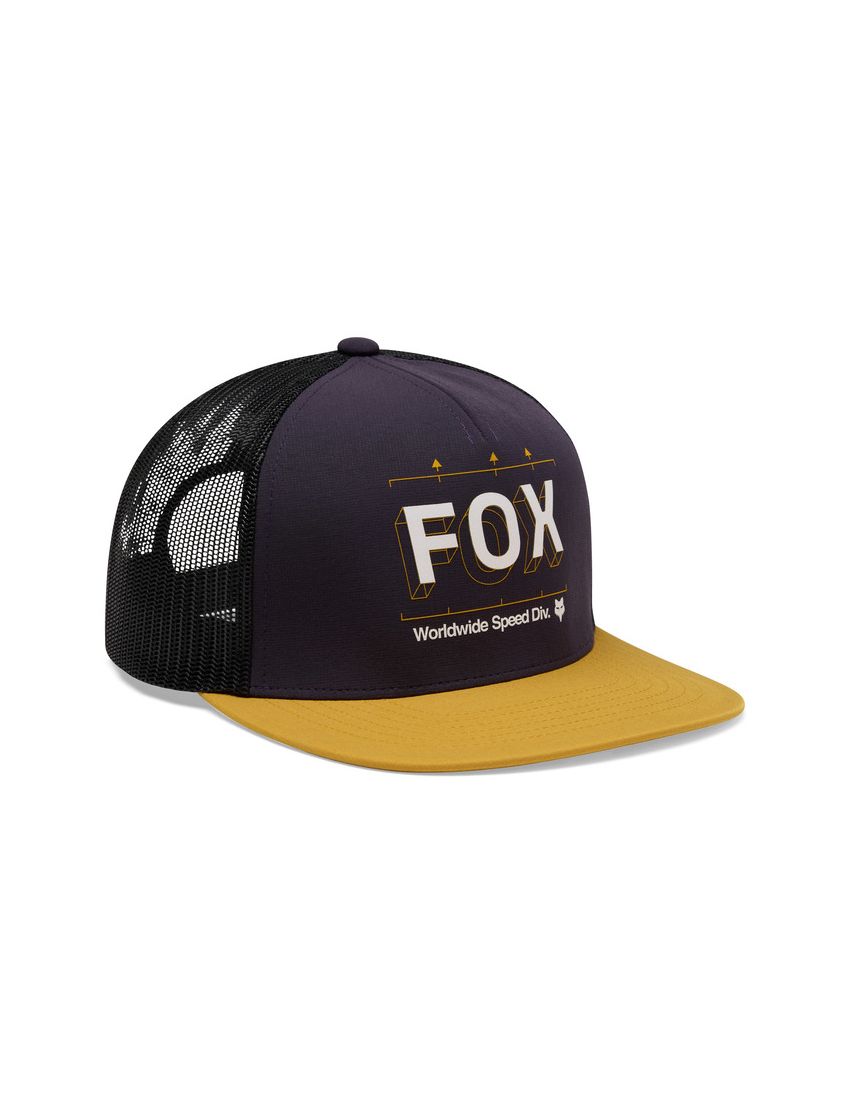 Fox Czapka Z Daszkiem  Image Print Trucker Plum Perfect Os