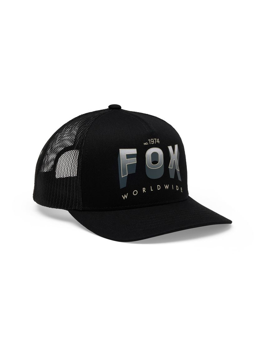 Fox Czapka Z Daszkiem  Block Mesh Trucker Black Os
