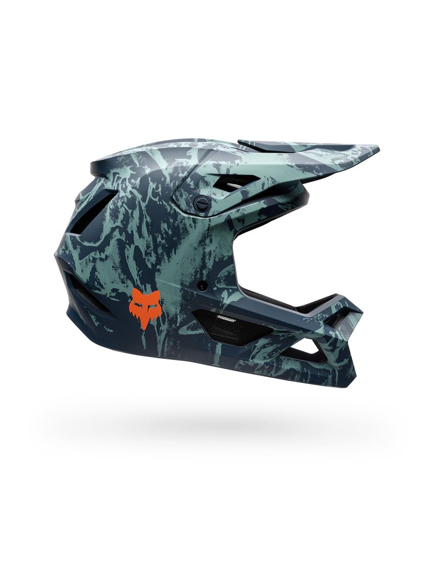 Kask FOX Junior Rampage Img Print Arctic Blue