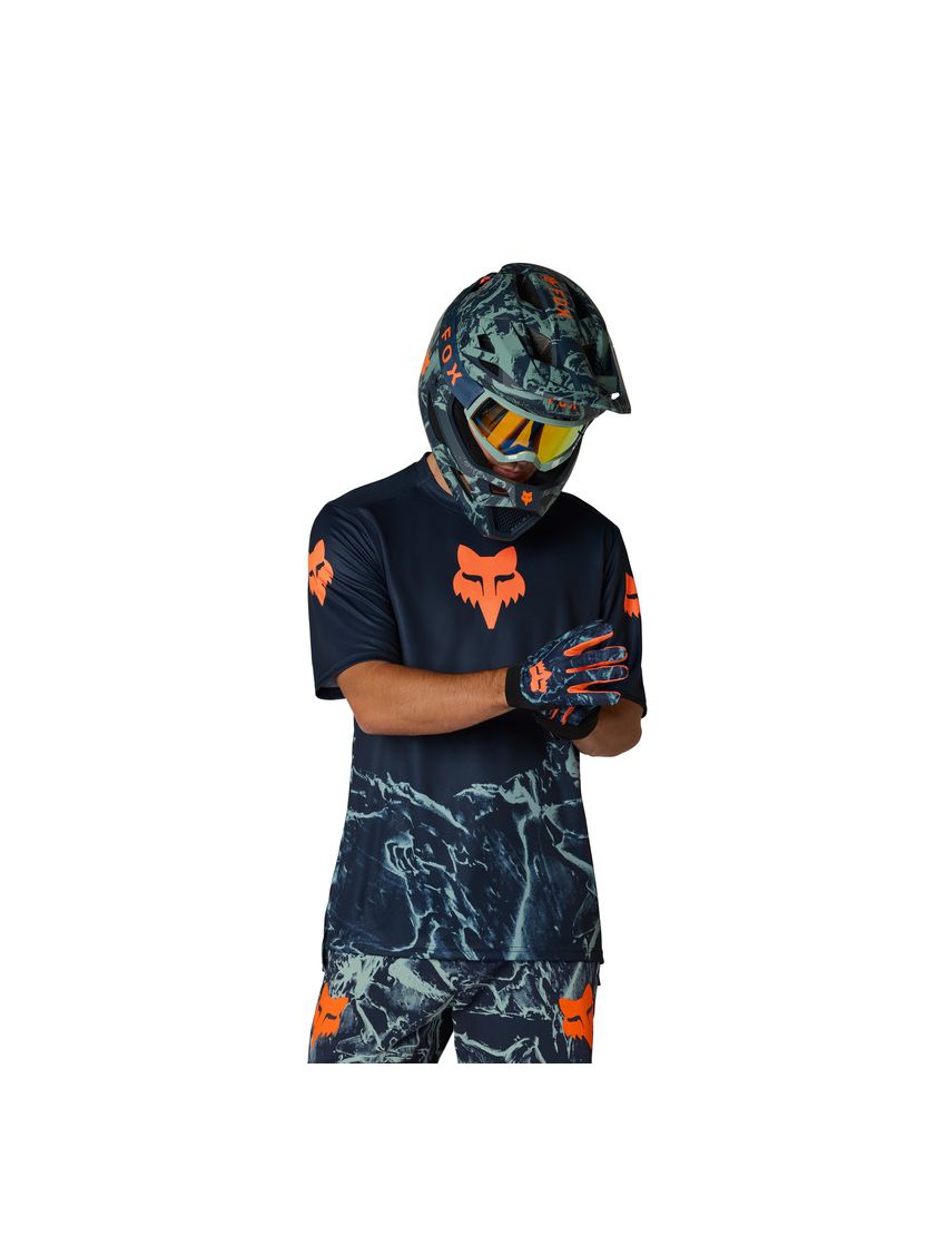 Fox Koszulka Rowerowa Junior  Ranger Img Print Arctic Blue Yl