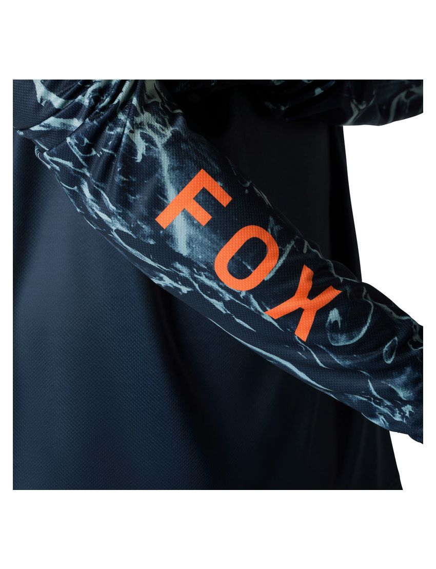Fox Koszulka Rowerowa Z DŁugim RĘkawem Junior  Ranger Img Print Arctic Blue Yl