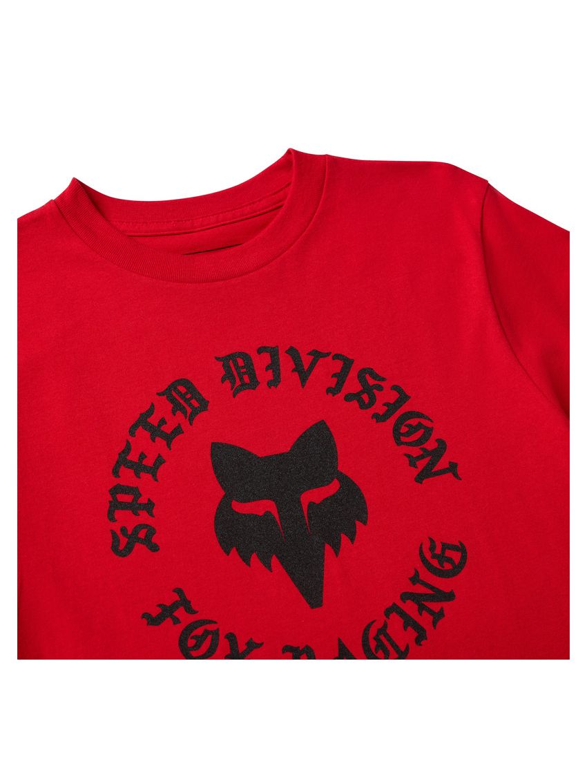 Fox T-shirt Junior  Badge Tibetan Red Yl