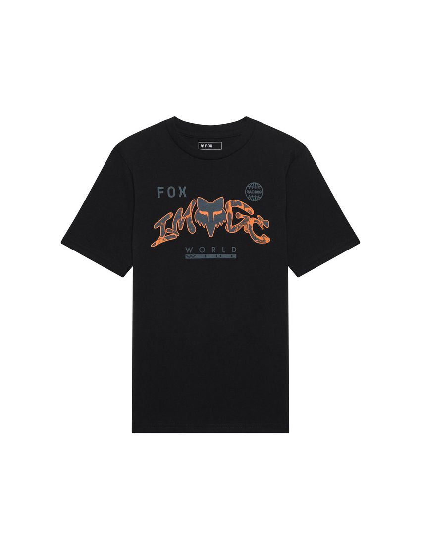 Fox T-shirt Junior  Image Print Ultra Black Yl