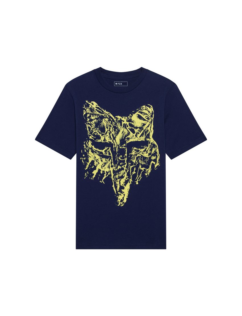 Fox T-shirt Junior  Image Print Head Navy Ym