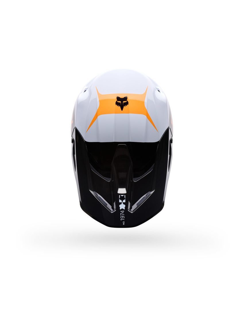 Fox Kask Motocyklowy Junior  V1 Noble Black White Yl