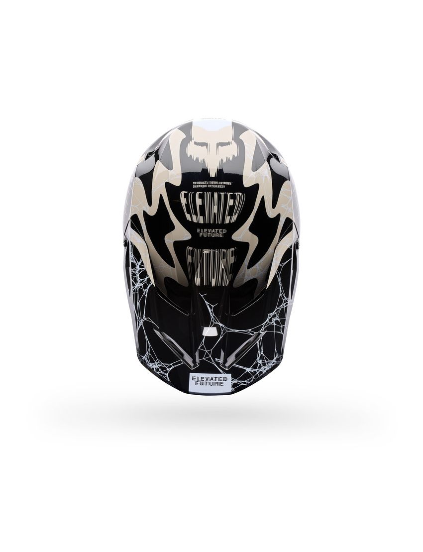 Fox Kask Motocyklowy Junior  V1 Diffuse Se Black Ym