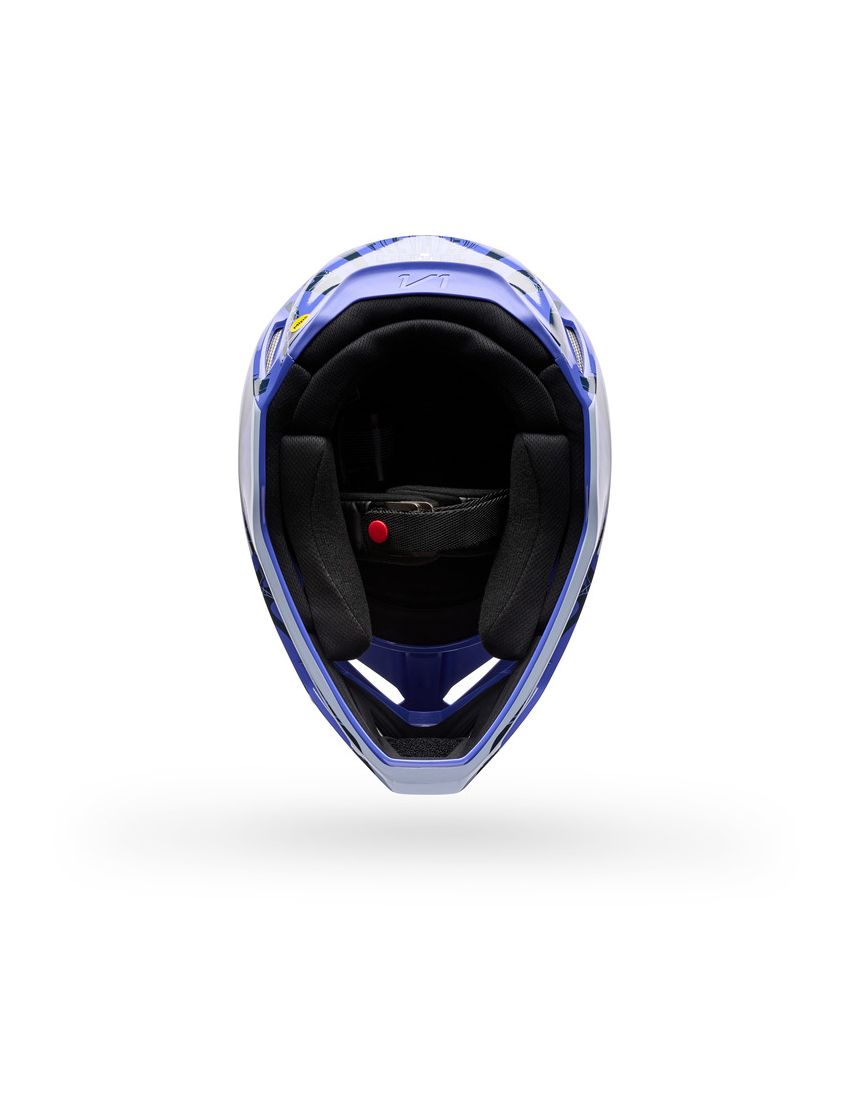 FOX Kask Motocyklowy Junior  V1 Diffuse Se Purple Dove Y