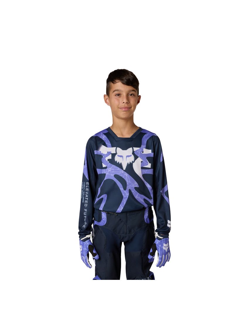Fox Bluza Motocyklowa Junior  180 Diffuse Se Blueberry Yl