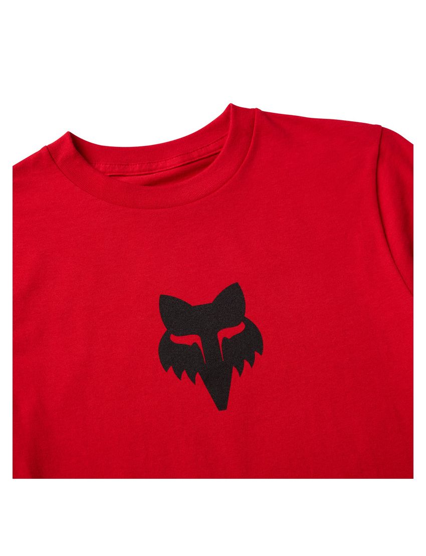 Fox T-shirt Junior  Head Tibetan Red Yl