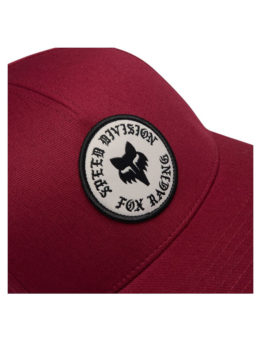 Fox Czapka Z Daszkiem  Badge Flexfit Cabernet S/m
