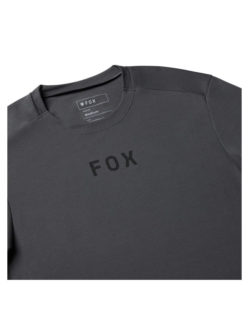 Fox Koszulka Rowerowa  Ranger Wordmark Dark Shadow Xl