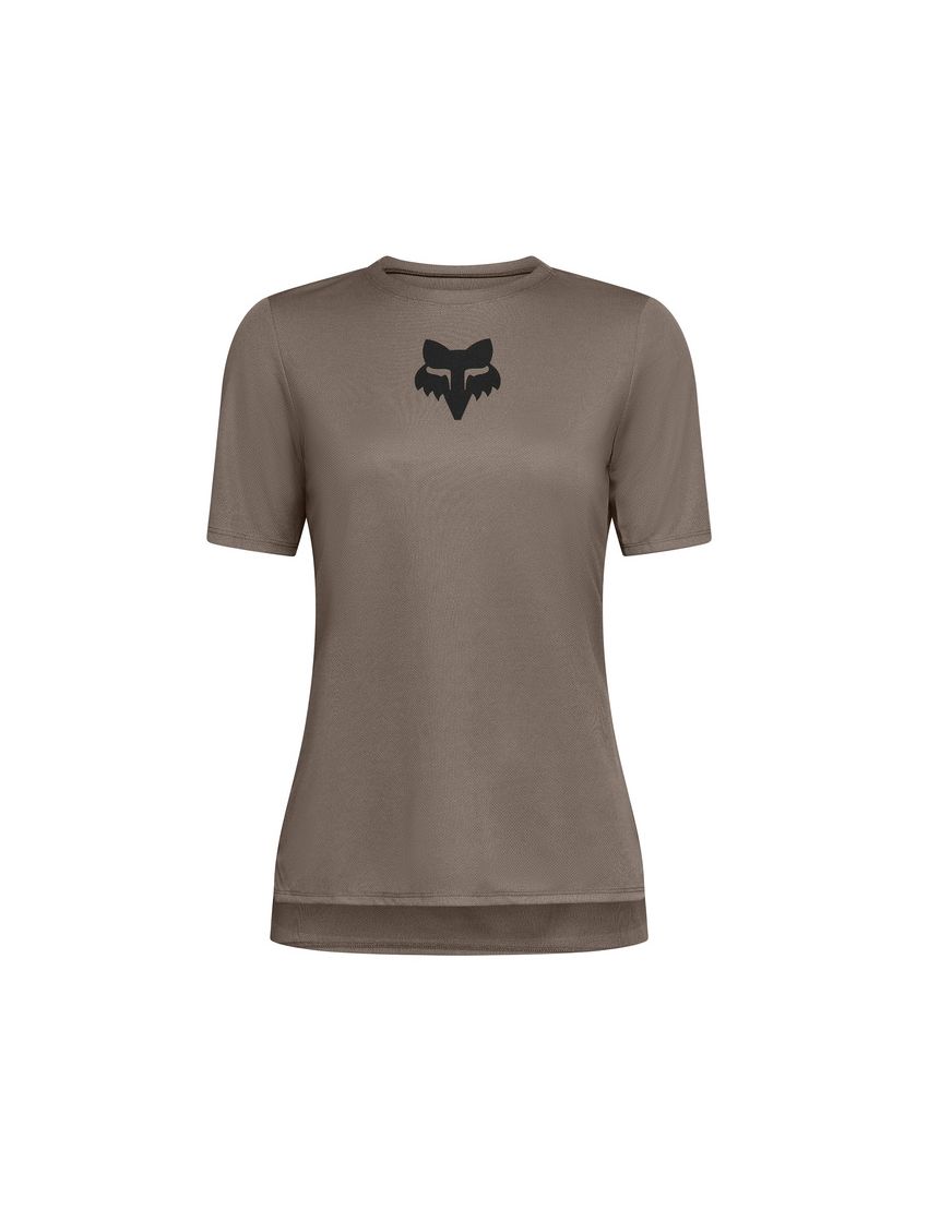 Fox Koszulka Rowerowa Damska  Ranger Wordmark Head Nutmeg M
