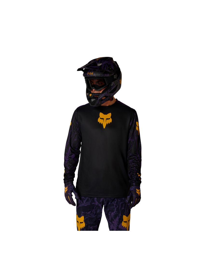 Fox Koszulka Rowerowa Z DŁugim RĘkawem  Ranger Img Print Plum S