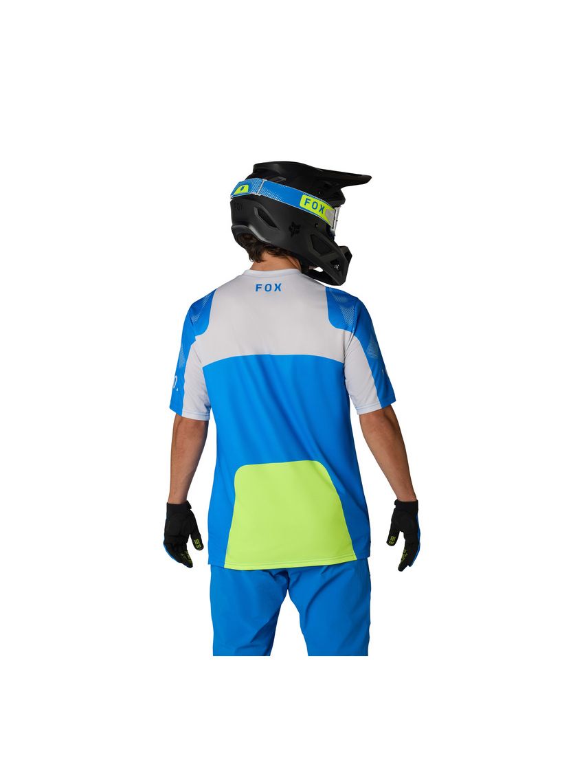 Fox Koszulka Rowerowa  Ranger Tactile Blue Jewel S
