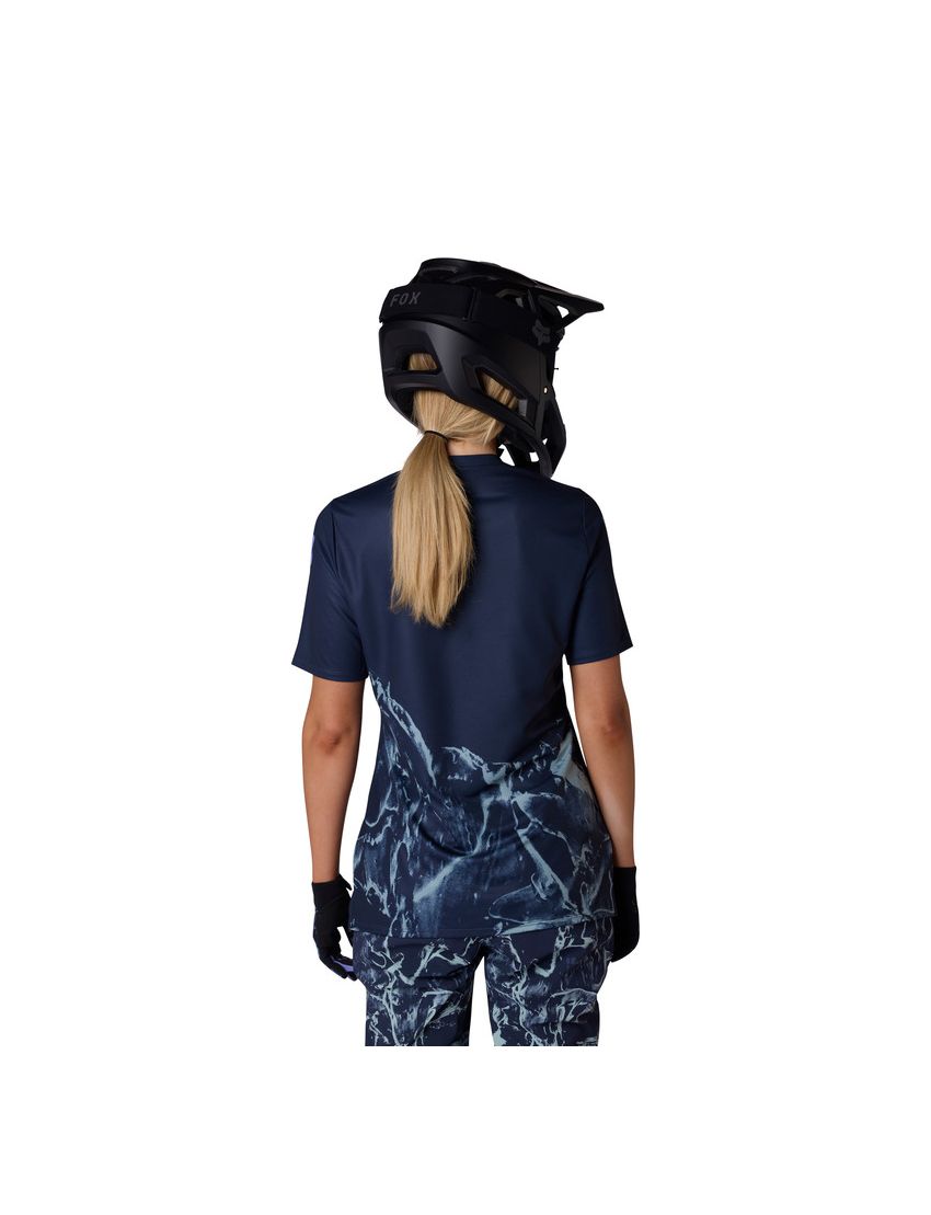 Fox Koszulka Rowerowa Damska  Ranger Img Print Arctic Blue Xs