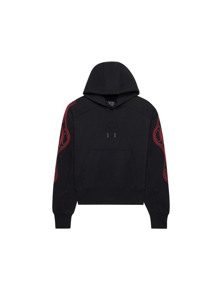 Fox Bluza Z Kapturem Damska  Vision Oversized Fleece Po Black S