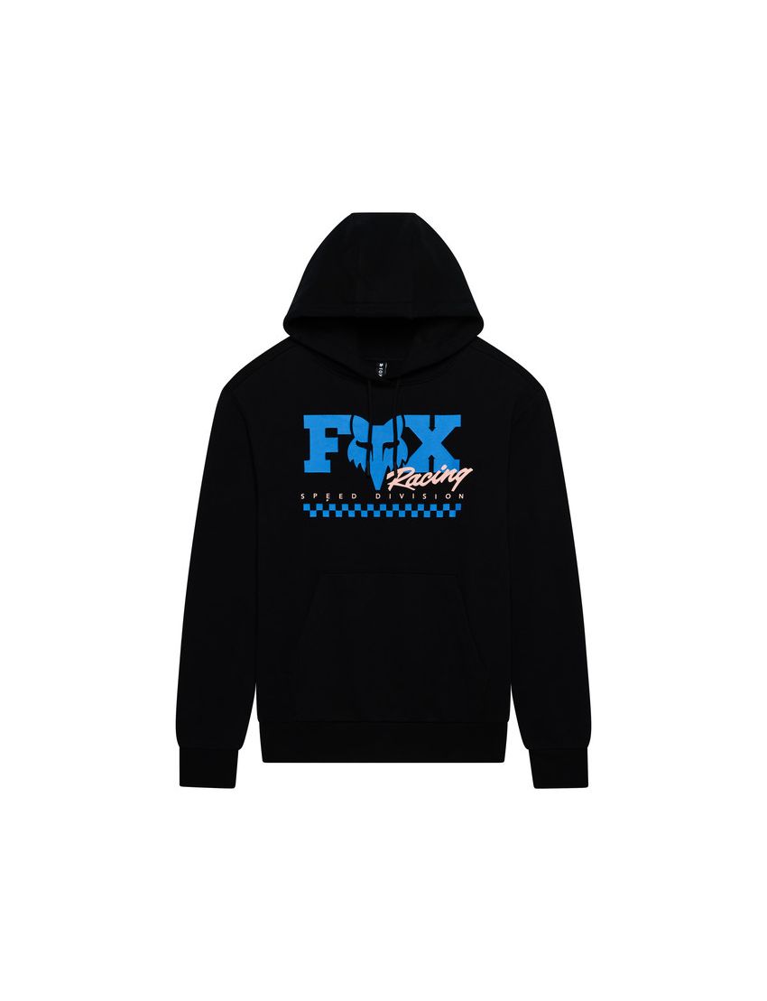 Fox Bluza Z Kapturem Damska  Checker Fleece Po Black M