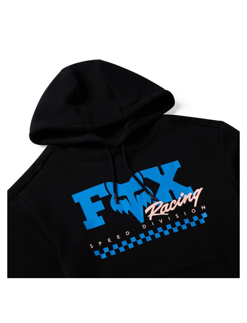 Fox Bluza Z Kapturem Damska  Checker Fleece Po Black M