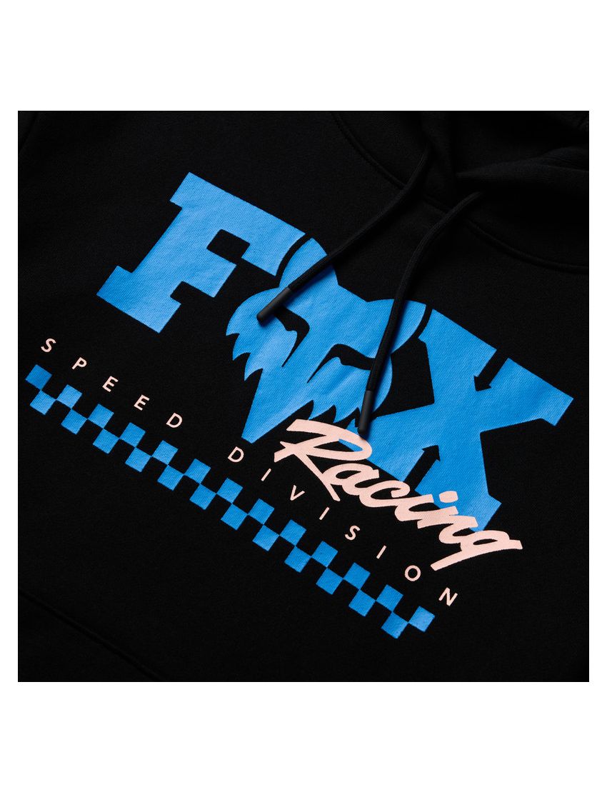 Fox Bluza Z Kapturem Damska  Checker Fleece Po Black M