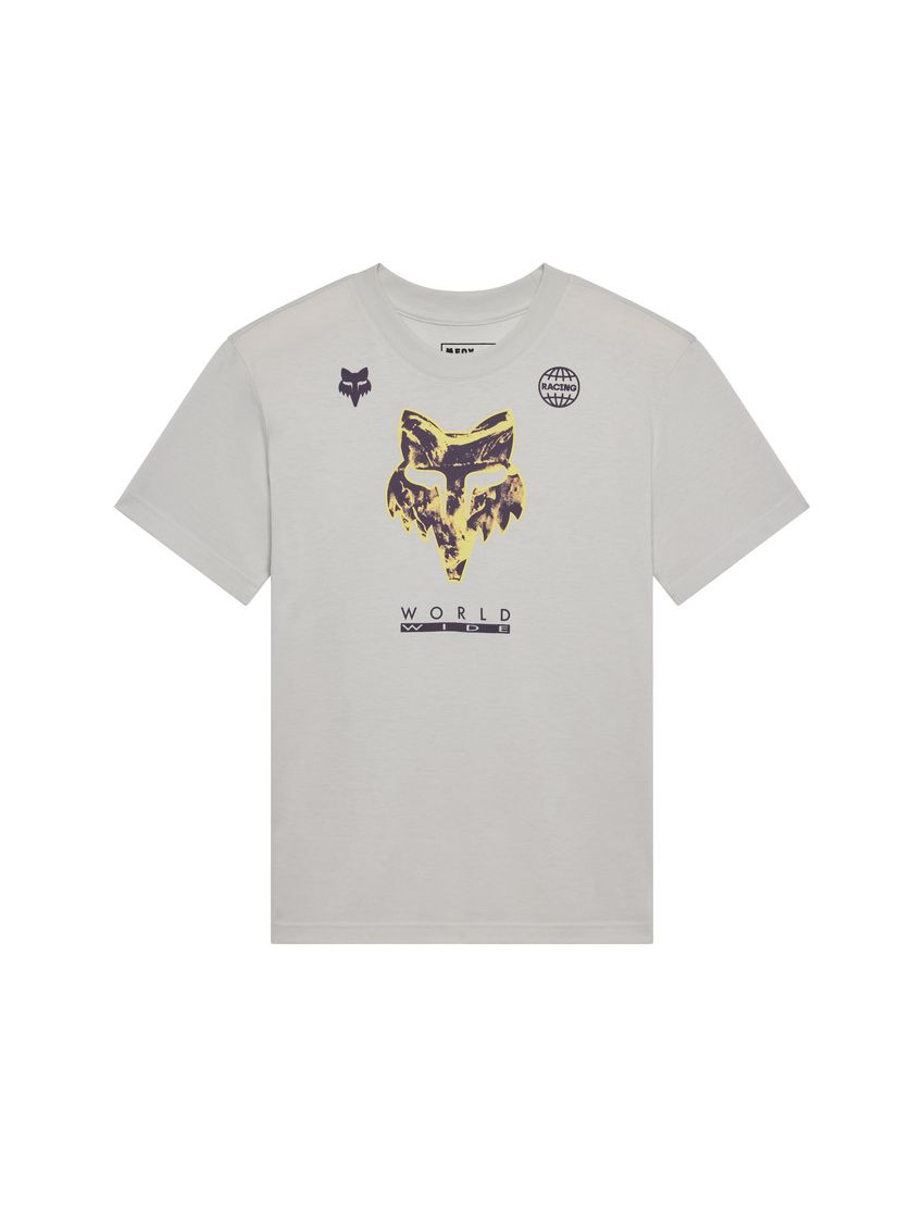 Fox T-shirt Damski  Image Print Light Grey S