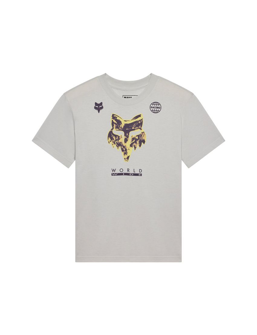 Fox T-shirt Damski  Image Print Light Grey S