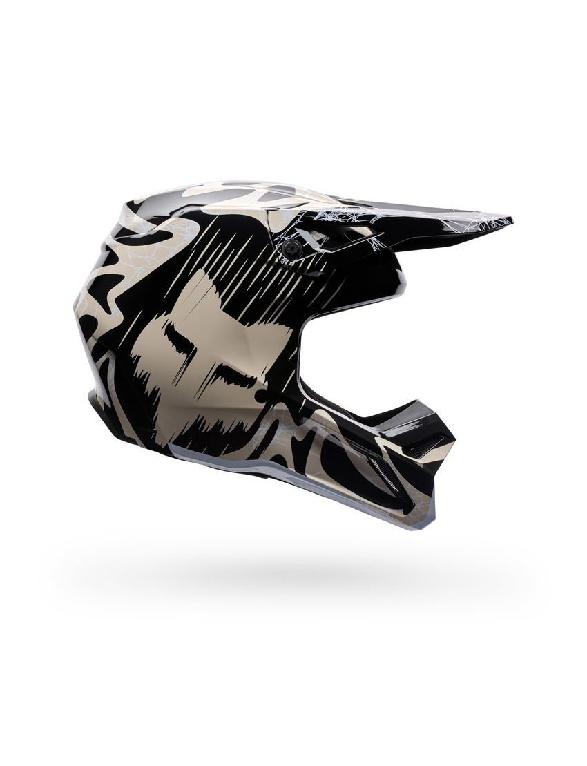 Fox Kask Motocyklowy  V1 Diffuse Se Black Xs