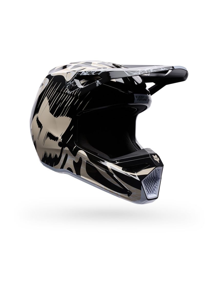 Fox Kask Motocyklowy  V1 Diffuse Se Black Xs