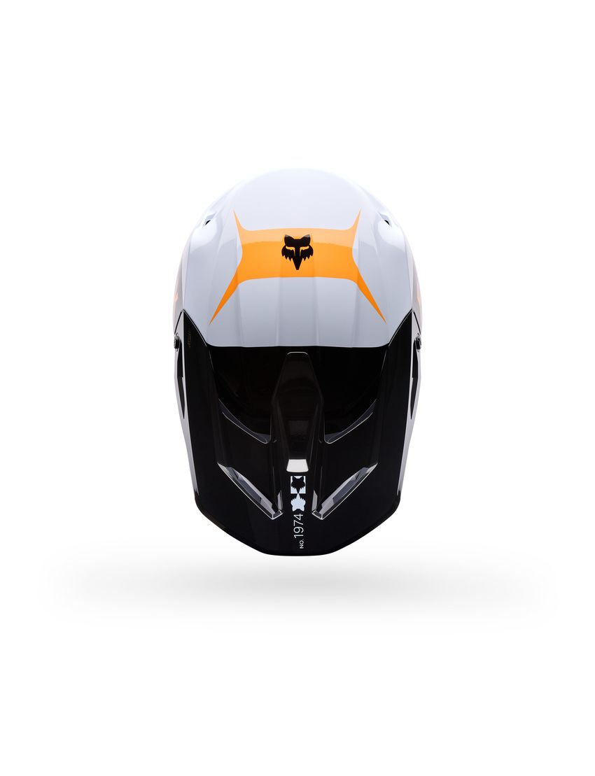 Fox Kask Motocyklowy  V1 Noble Black White Xs