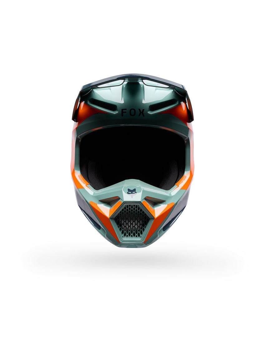 Fox Kask Motocyklowy  V1 Image Print Arctic Blue M