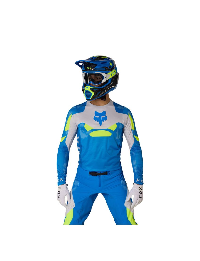 Fox Bluza Motocyklowa  Flexair Tactile Blue Jewel S