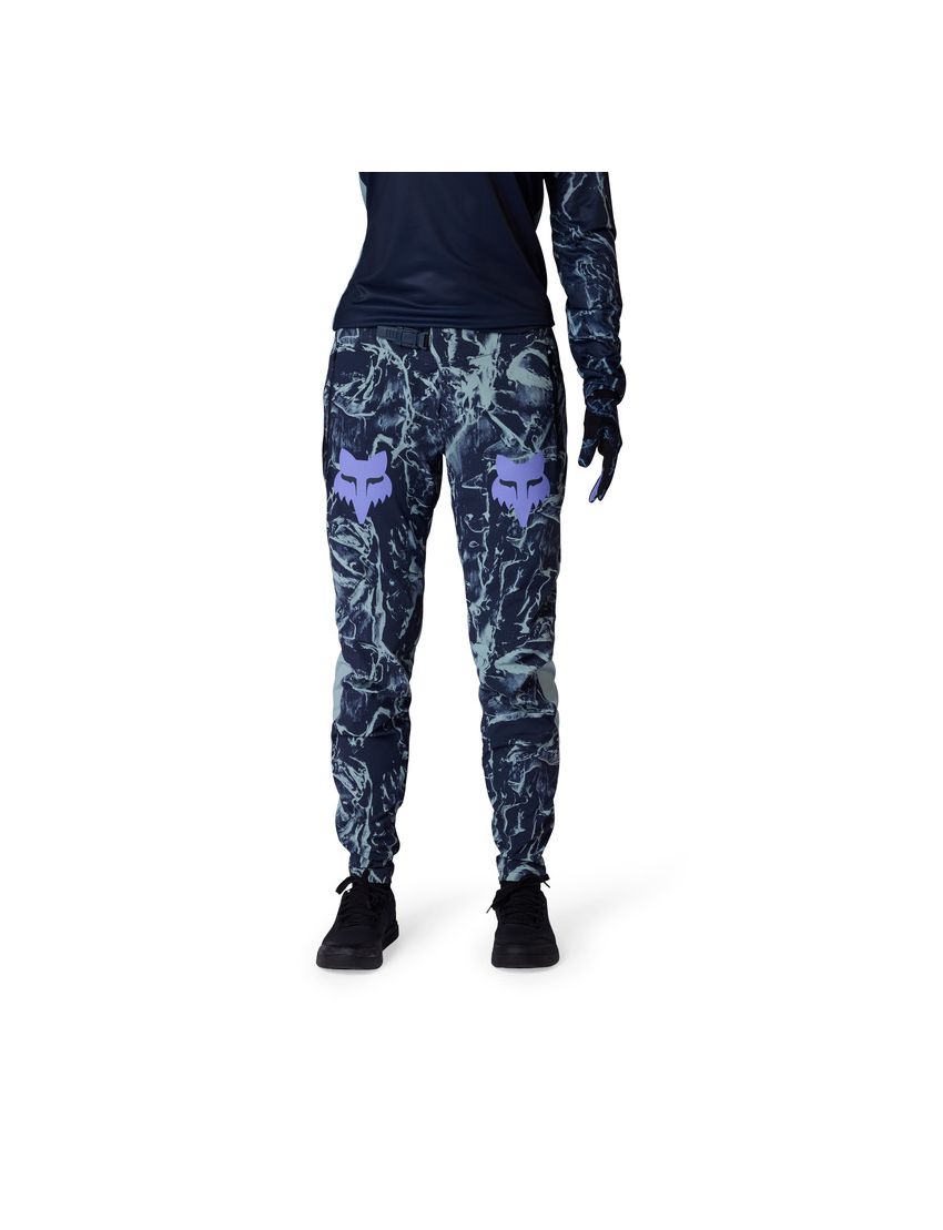 Fox Spodnie Rowerowe Damskie  Ranger Image Print Arctic Blue 2