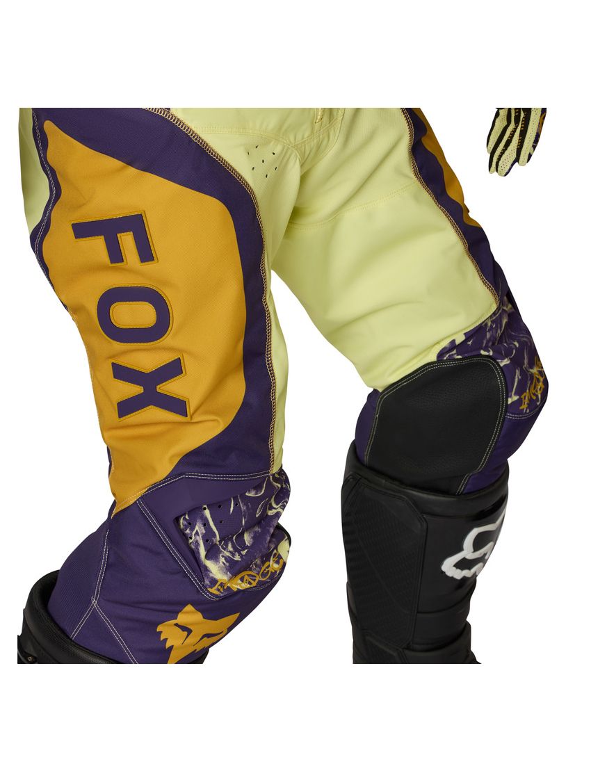 Fox Spodnie Motocyklowe  180 Image Print Pear Yellow 38