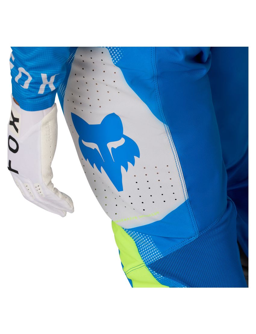 Fox Spodnie Motocyklowe  Flexair Tactile Blue Jewel 32