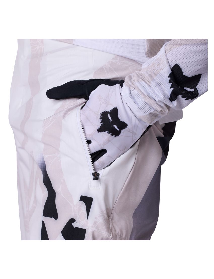 Fox Spodnie Rowerowe  Flexair Diffuse Se White