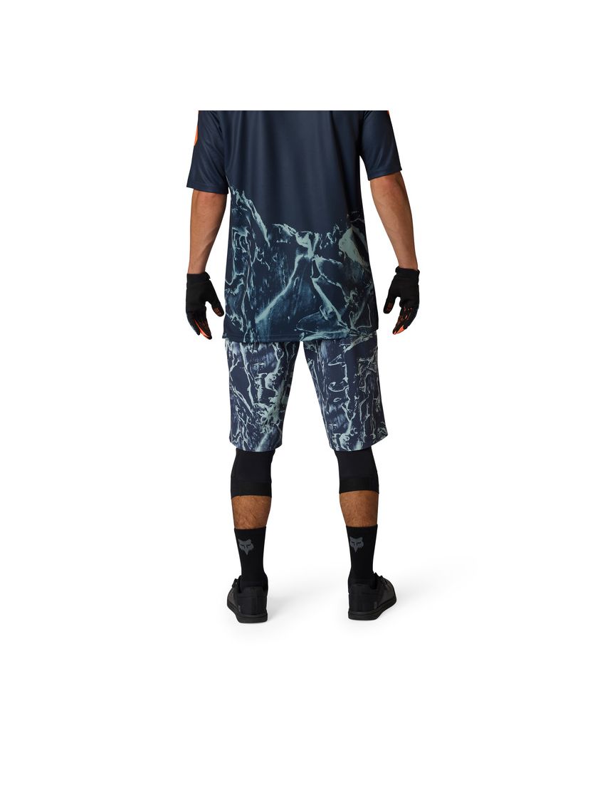Fox Spodenki Rowerowe  Ranger Image Print Arctic Blue 34