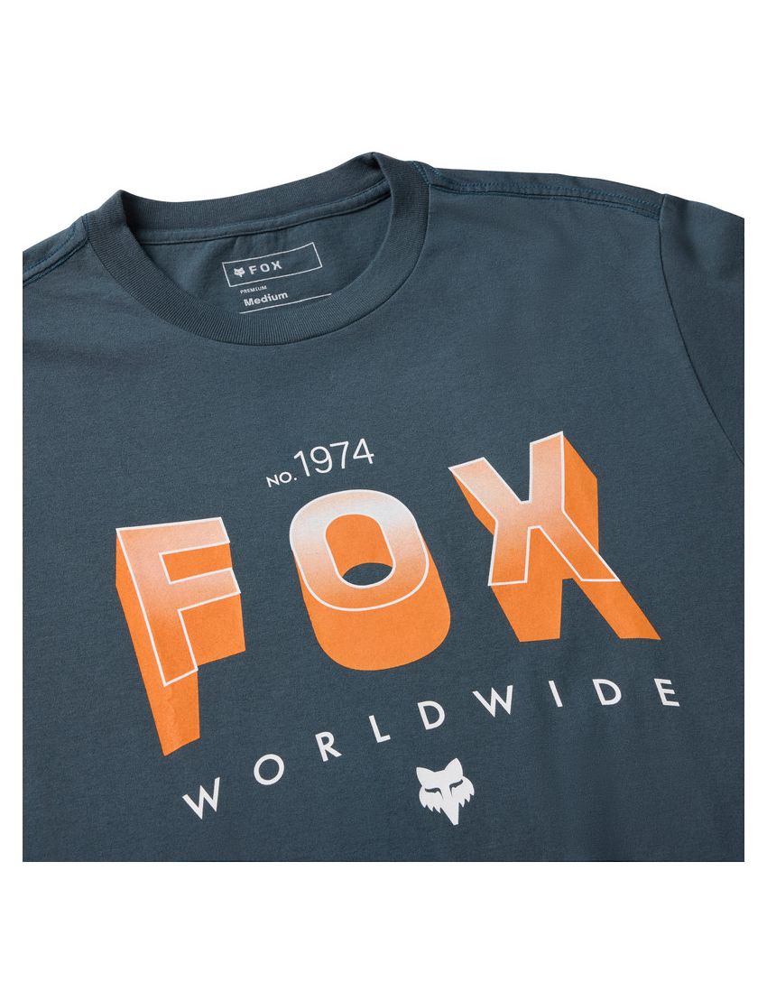Fox T-shirt  Block 195 Original Deep Cobalt S